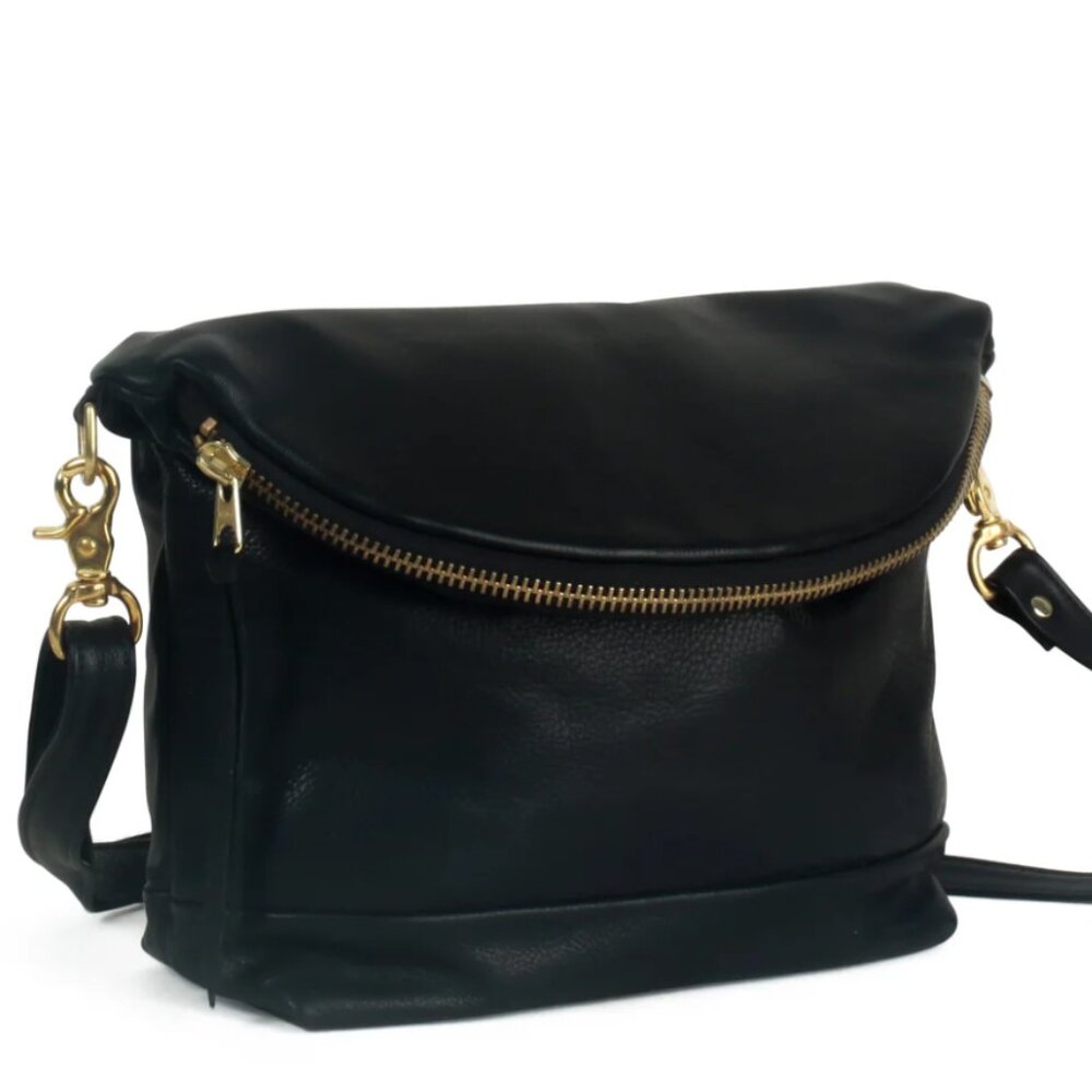 Black Leather Messenger Bag - Rais Case Tayler Messenger bag